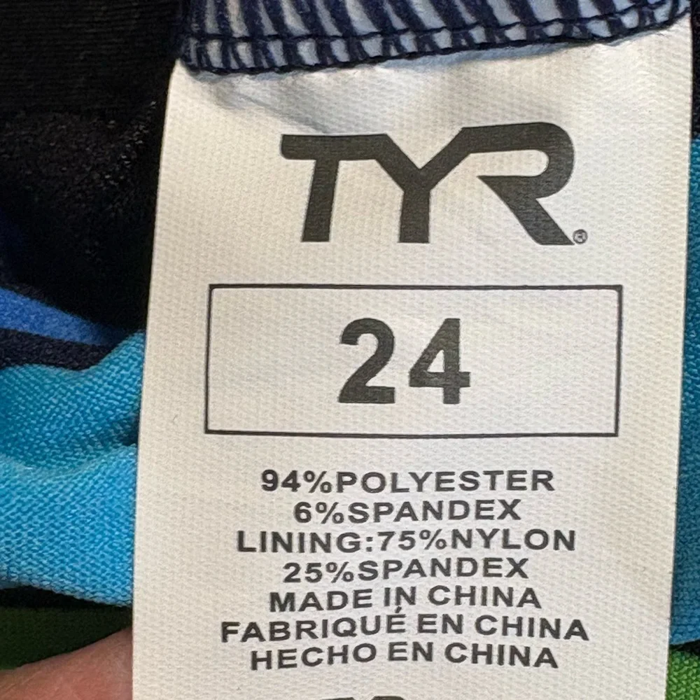 TYR Durafast Elite PANAMA Aqua ControlFit 1pc Swimsuit Size 24 NWT - Picture 8 of 8